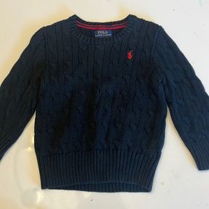 2T Toddler cable knit Ralph Lauren sweater